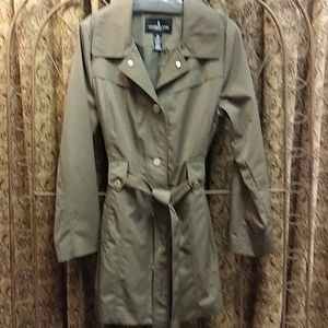 London Fog Mid Length Coat Jacket sz M